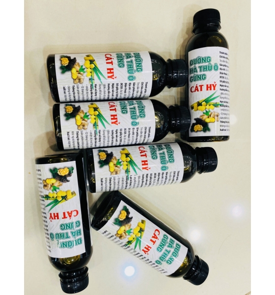 ĐƯỜNG HÀ THỦ Ô GỪNG 250ML